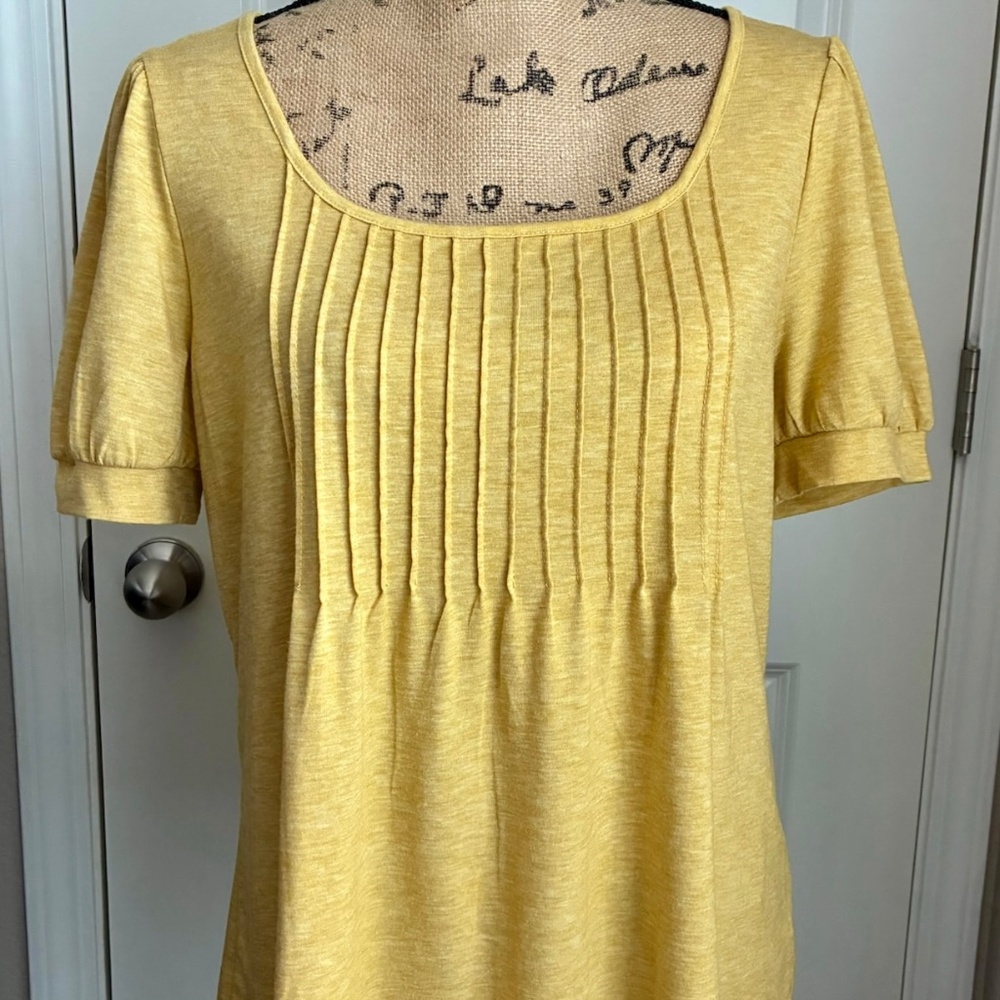 Puff Sleeve, Square Neck Women's Top